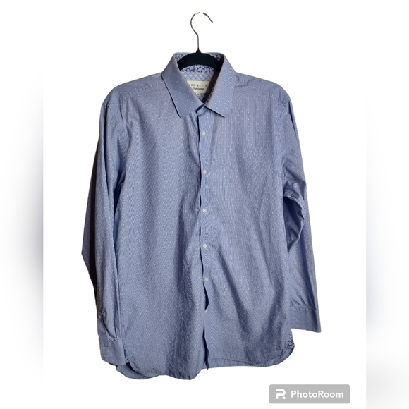 Ted Baker Endurance Button Up Shirt, size 15.5 32/33 - Picture 1 of 12